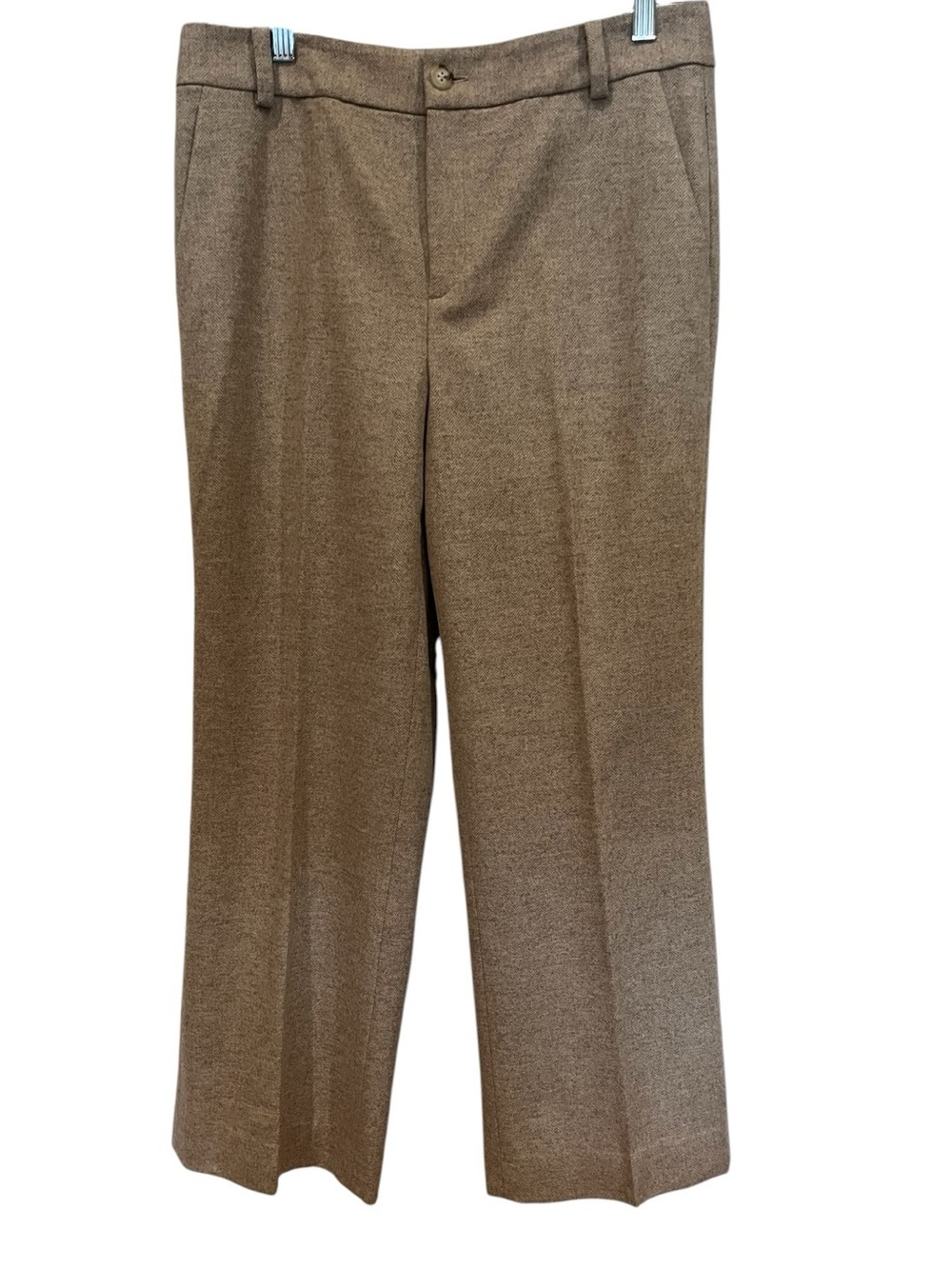 Lauren Ralph Lauren merino wool straight leg Brown Dress Pants size 8
